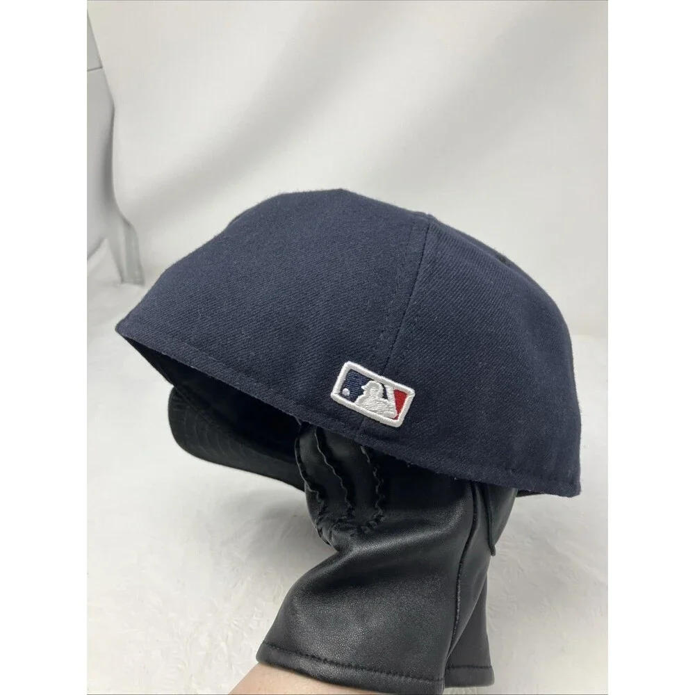 Minnesota Twins New Era 59Fifty Fitted Hat Cap 7-5/8 Cool Base Blue Retro Logo